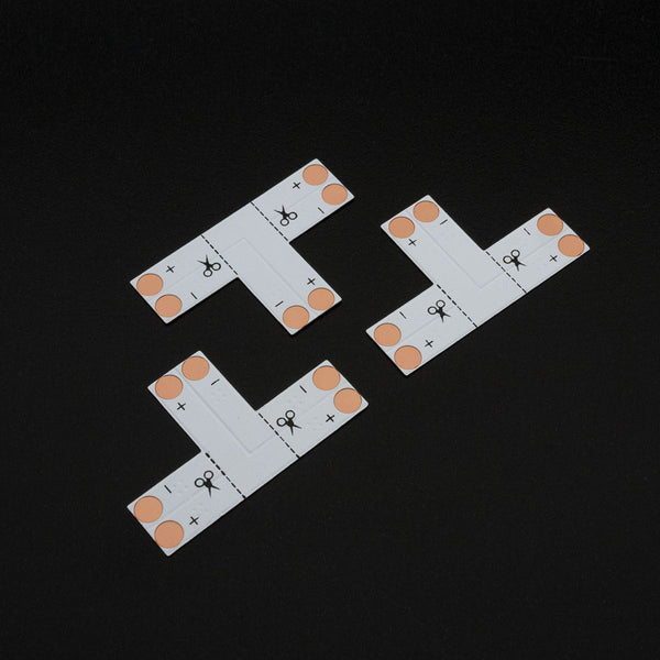 Pack of 3 PCB Type Single Color 3 Way Connector (8mm) FPC8-T2A