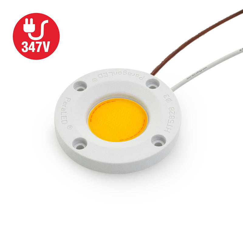 CDAC-136-05028-347-2700K COB Paragon LED Module with HT5828 LED Holder, 347V 10W 2700K