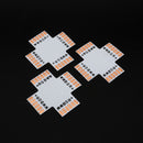 Pack of 3 PCB Type 4 Way Expansion Connector For WRGBWW Strip Light (12mm) FPC-12-C6A