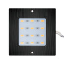 S50-12V Black Square Ultrathin Cabinet Puck Light, 12V 5W CCT(2.4K, 2.7K, 3K, 3.5K, 4K, 5K) - ledlightsandparts