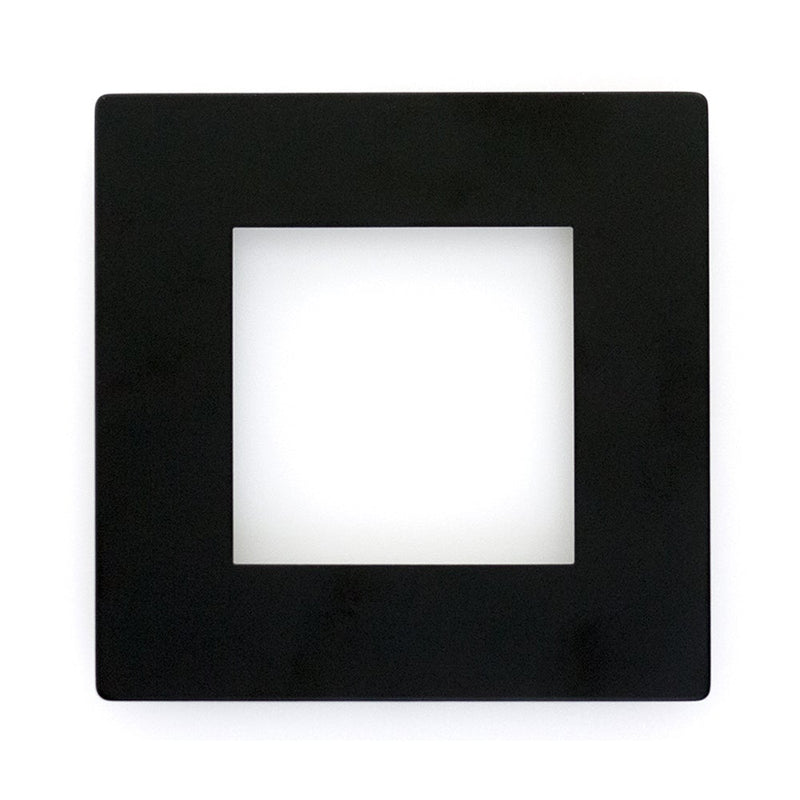 6 inch Square Flat LED Panel light 5CCT (Black Cover) - ledlightsandparts