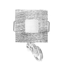 P105-SQ-SN-3000K Square LED Step Light, 12V 0.6W 3000K(Warm White), lightsandparts