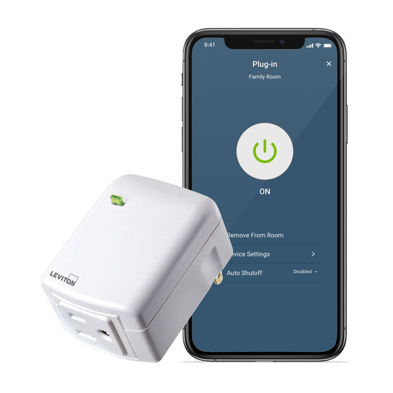 Leviton Decora Smart Plug-in Outlet with Wi-Fi Technology 120V 600W DW15A - ledlightsandparts