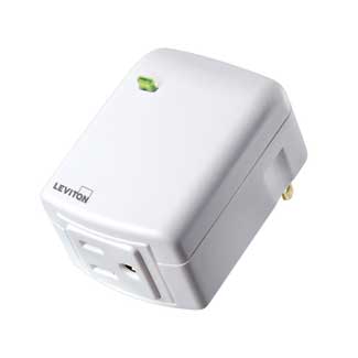 Leviton Decora Smart Plug-in Outlet with Wi-Fi Technology 120V 600W DW15A - ledlightsandparts