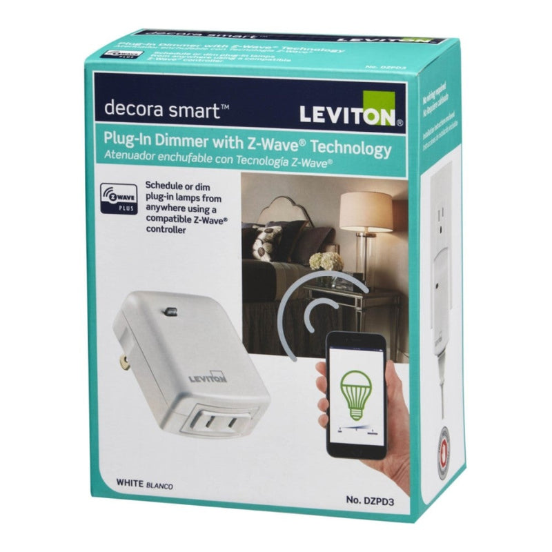 Leviton Decora Smart Plug-in Dimmer with Z-Wave Plus Technology DZPD3 - ledlightsandparts