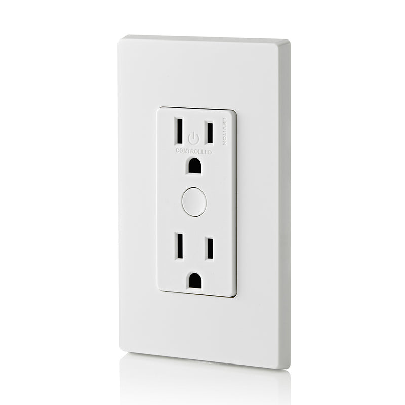 Leviton Decora Smart Tamper-Resistant Outlet with Wi-Fi Technology 120V DW15R - ledlightsandparts