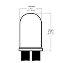 Clear Diode 3mm 12V Cool White (Pack of 5) - ledlightsandparts