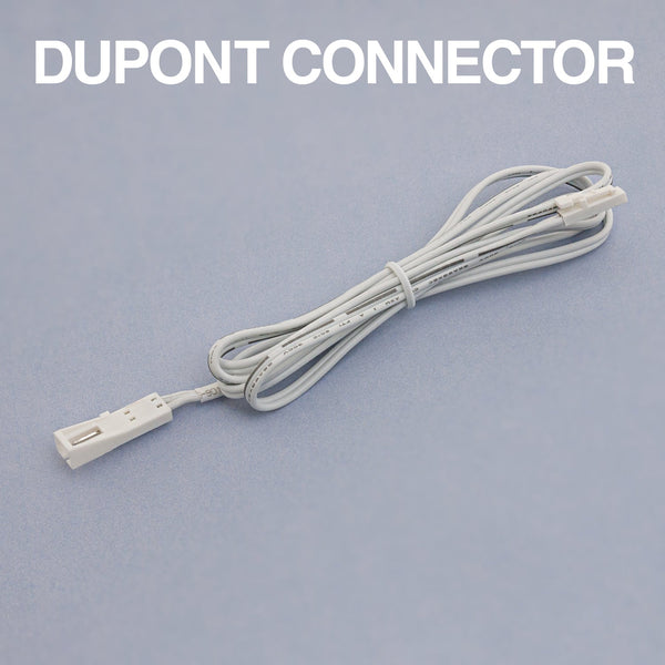 2-pin DuPont Terminal Male and Female Extension for LED Cabinet Lights - ledlightsandparts