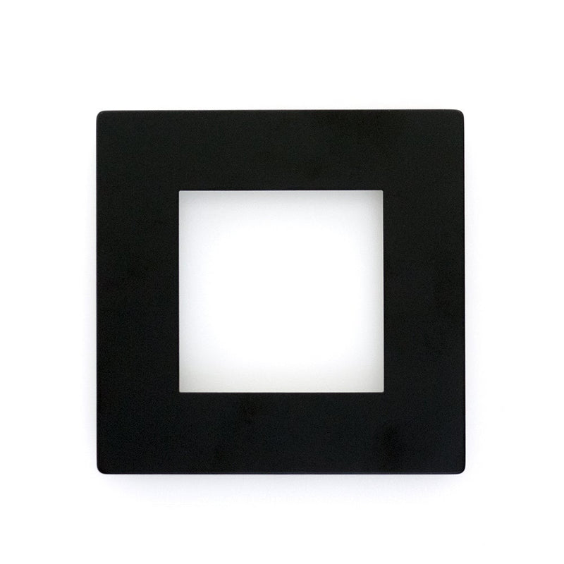 4 inch Square Flat Panel light Selectable Color Temperature 5CCT (Black Cover) - ledlightsandparts