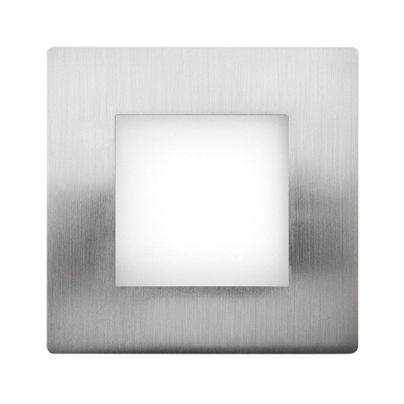 6 inch Square Flat LED Panel light 5CCT (Brushed Nickel Cover) - ledlightsandparts