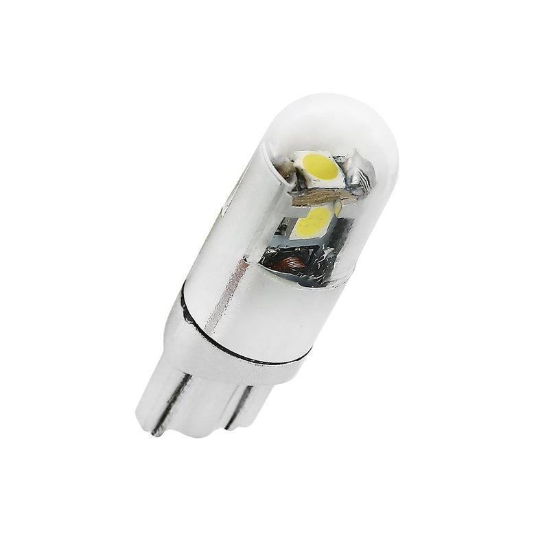 T10 Wedge Base 194 LED Bulb, 9-30V 1W 6000K(Cool White) - ledlightsandparts