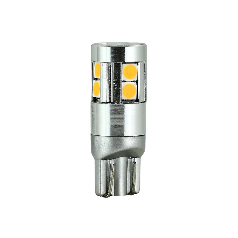 T10 Wedge Base 194 LED Bulb, 9-30V 1.5W 3000K(Warm White) - ledlightsandparts