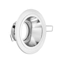 T-53 MR16 Light Fixture (White), 3.5 inch Round Recessed light Open Reflector Trim - ledlightsandparts