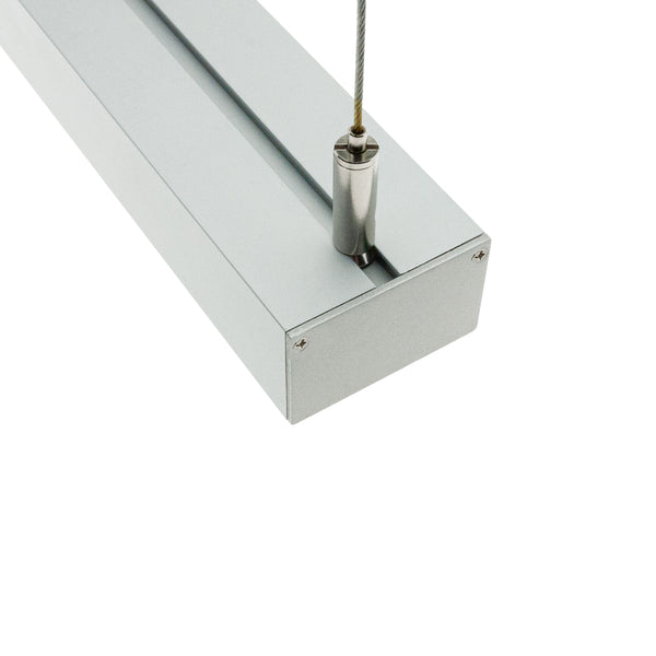 Type 24 Linear Architectural Light Fixture Profile for Recessed Ceiling or Pendant Lighting-2 Meters (78 inches) - ledlightsandparts