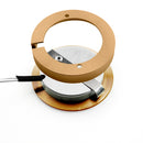 R25-12V-Gold Round LED Cabinet Puck Light, 12V 2.5W CCT(2.4K, 2.7K, 3K, 3.5K, 4K, 5K), lightsandparts