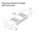 VBD-024-048DM Dimmable Constant Voltage LED Driver, 24V 2A 48W - ledlightsandparts