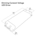 VBD-024-048DM Dimmable Constant Voltage LED Driver, 24V 2A 48W - ledlightsandparts
