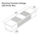 VBD-024-150DM Dimmable Constant Voltage LED Driver, 24V 6.25A 150W - ledlightsandparts