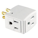 Leviton Cube Tap 3wire, White - ledlightsandparts